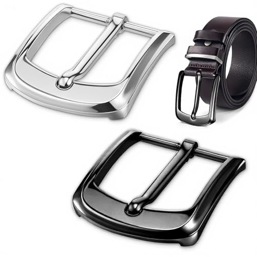 Classicseali 2pcs Belt Buckle Replacement,40mm Belt Buckles for Men