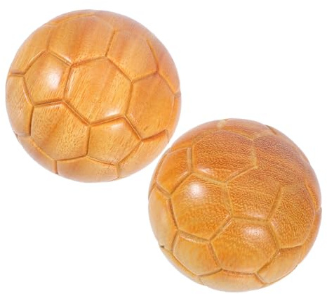 KOMBIUDA 2pezzi Palline Per Esercizi Manuali Design Pallone Da Calcio Per Fitness Massaggio Meditazione e Rilassamento in Vari Ambienti
