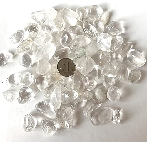 SHAFACIAL Natural White Crystal Quartz Broken Small Gravel Stone Quartz Transparent Fish Tank Flower Pot Garden Healing Home Ornament Spiritual support