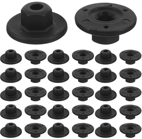 MUELODSIC 40 Pezzi Clip di Plastica per Auto Elementi di Fissaggio per Carrozzeria e Sottoscocca Motore Kit di Morsetti per Dado Telaio Multimodello Accessori Auto per Protezione
