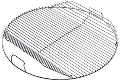 Weber #80628 17-1/2 Hinged Cooking Grate for 18-1/2-inch Kettles.