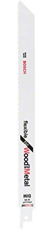 25 X Bosch – Hoja de sierra sable S 1122 HF, flexible for Wood and Metal