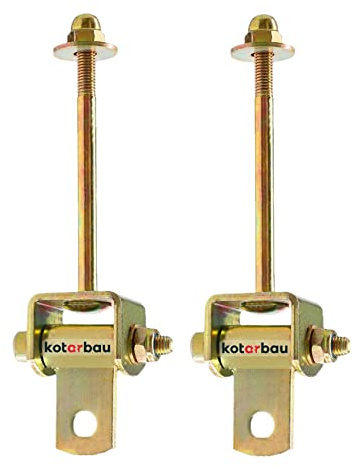 KOTARBAU® Gancio per altalena 118 mm 2 pz Cuscinetto incernierato Giocattolo Attacco per amaca in acciaio zincato Giallo