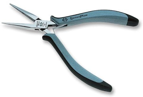 PLIER, Snipe Nose, Serrated, 165MM, Pliers, Plier Tools Set, Qty.1 | T3777 D-150