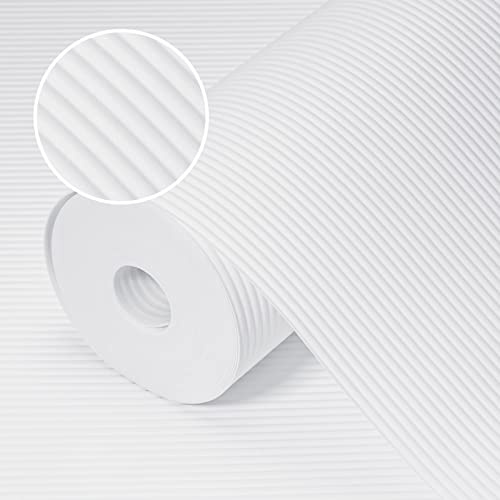 Origuuds Schubladenmatte, Eva Antirutschmatte Küchenschubladenmatten, Wasserdichtem Matte Kühlschrankauskleidungen, Zuschneidbar (Weiß/30cm x 300cm)