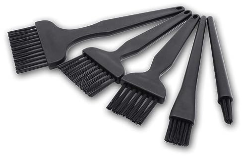 world-trading-net - 5-teiliges ESD Reinigungspinsel-Set, Kunststoff mit Nylonborsten, zur Reinigung von Leiterplatten und elektronischen Produkten