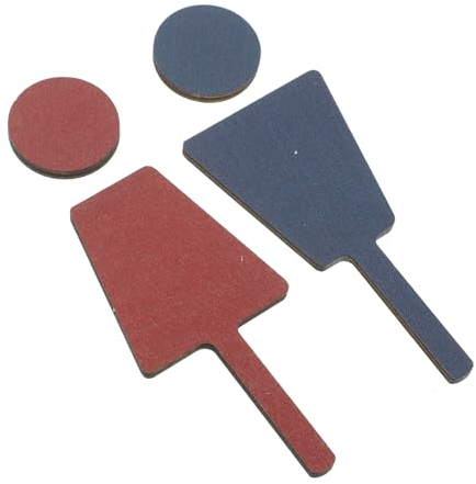 Housoutil 2stücke Holz Wc Schild Männer Toilette Schild Frauen Toilettenschild Holz Toilettenschilder Für Badezimmer Eingang Wand