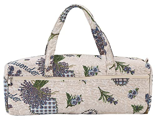 Ejoyous Stricken Projekt Storage Travel Bag, Gro?e Strick Organisator Tasche Umzugstasche Schrank Organisator f¨¹r Pullover, f¨¹r extra Lange Stricknadeln und Haken 15.75 x 5.51 x 5.51, Knitting Bag