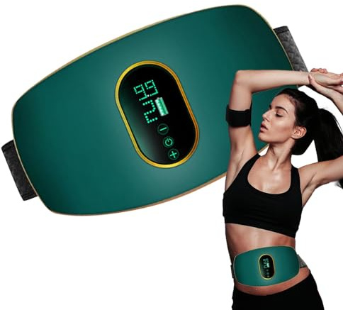 Massage par vibration pour le ventre – Ceintures d'entraînement abdominales sans fil – Entraîneur abdominal sans fil pour étude, travail, après l'exercice