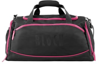 Bolsa de baile Troupe A5328 para Bloch Sport Danza Clásica Relax Entrenamiento Fitness Gimnasio Bolsa Bolsos Bolsos Sabio Zapatos Bailarina Bailarina, fucsia, H 28 x L 55 x P 29 cm