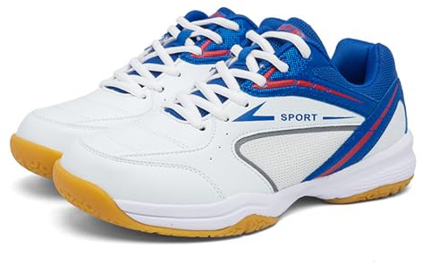 Hixingo Badmintonschuhe Männer Tennisschuhe Herren Damen, Squashschuhe 36-46 EU Hallen- & Fitnessschuhe Eva Gepolsterte Sohle Sneakers Herren Turnschuhe für Tennis, Badminton, Volleyball, Usw