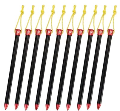 3F UL Gear 10PCS Bodennagel Ultraleichte hochfeste 15cm Aluminiumlegierung Hohle Zeltpflöcke,biegefest,für Outdoor-Gehen,Wandern,Camping,Zeltteile