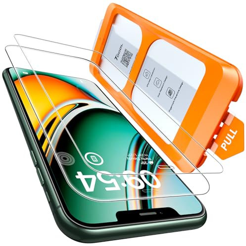 TOCOL 2 Pack for iPhone 11 Pro, iPhone XS and iPhone X Screen Protector 5.8-Inch, Instant Installation, 16FT Military Grade Shatterproof, Tempered Glass, Case Friendly, HD Clear Coverage Protection