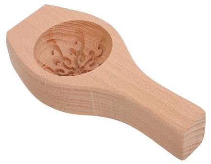 EXHUMKY Stampo Legno Per Pasta Fatta Mano Fiore Per Buns Al Vapore e Ravioli Utensile Da Cucina Per Dolci e Biscotti Facile Da Usare Design Intuitivo