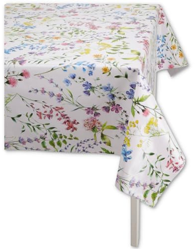 Italiensk laminerad bordsduk blommor och blad vaxduk bordsduk plast - VAR. 8, Maxi 140 x 360 cm.