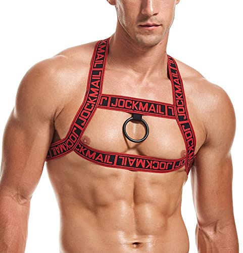 JOCKMAIL Herren Brust Harness Harness Herren Fitness Geschirr Sport Schultergurt männer Elastische Schulter Muskel Bänder
