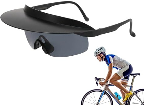 Riding Sunglasses | Sun Visor Frame Sunglasses | Mirrored Lens, Fashionable Outdoor Sports Shades for Driving Hiking Baseball, B, Refer to description
