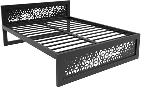 MetaloPro Metallbett Ryka Perfor Muster 13 160x200 cm – Extreme Stabilität | Hochwertiges Metall, ideal für Schlafzimmer und Gästezimmer, einfach aufzubauen, besonders design und durchweg quietschfrei