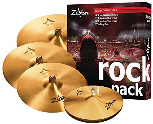 Zildjian A Zildjian Series Rock Cymbal Box Set - 14 Mastersound Hi-Hats, 17/19 Thin Crash, 20 Ping Ride