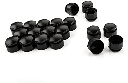 LST 20x Radschraube Abdeckkappen Set 17 mm schwarz Diebstahlschutz A3 A4 A5 Q2