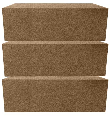 Cappstan UK® Premium Gold Dry Floral Foam | Dry Florist Foam Blocks for Artificial Flowers | Foam Bricks Flower Boxes for Bouquets | Essential Floristry Supplies | Dried Flowers Bouquet | 3 Pack