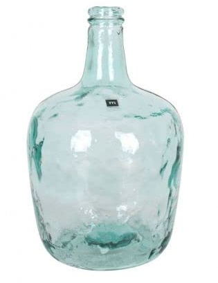 Garrafa Damajuana Vidrio Reciclado 10L – Vidrio Resistente y Ecológico – Perfecta para Decoración y Almacenamiento de Líquidos – Uso Doméstico y Decorativo