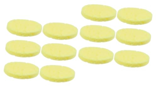 Healvian 24stücke Verdickte Naturschwämme Für Gesichtspflege Reinigungsschwämme Für Sanfte Gesichtsreinigung Und Make-up-entfernung Für Tägliche Anwendung Opp-tüte Verpackt