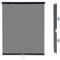Persiana Plegable Opaca, Cortinas Ajustables a la Ventana, Cortina Retráctil Portátil, Estor Enrollable con Ventosa para Ventana (Color : Black, Size : 72x150cm)