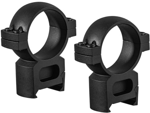 MyHaing 2pcs 30mm Bague de Fixation de la Lunette Optique Support de visée Queue d'aronde Double Clou siège 20mm Rail 55mm Hauteur