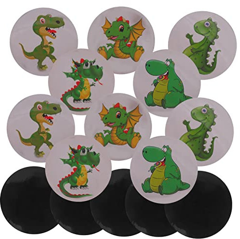 ULDIGI Pegatinas Para Ir Al Baño Térmicas Para Niños Pequeños, Cambio De Color Divertido, 20 Unidades Diseño De Dibujos Animados, Material Duradero Para Entrenamiento Infantil