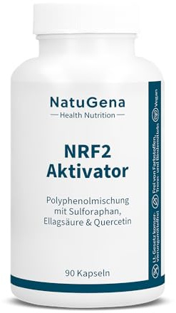NatuGena NRF2 Aktivator – Quercetin & Sulforaphan | 90 Kapseln | 30 Tage