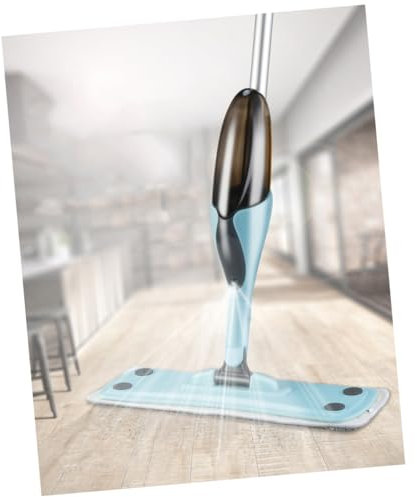 Healeved 360grado Trapeador De Suelo Pulverización y Microfibra Giratorio para Limpiar Madera y Cerámica