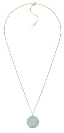 Fossil Damen-Edelstahl oder Sterlingsilber-Halskette mit Karabinerverschluss