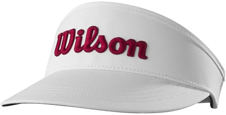 WILSON Tour Visor - White/red