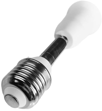 DIYEAH Prolunga Portalampada Estensibile E27/e14/gu10 in Metallo e Pbt Base Girevole Regolabile per Illuminazione Versatile in Casa –