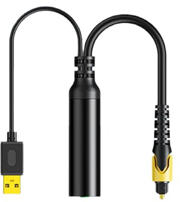 Laikoutd Digital Coassial Optical To Analog 3 5 Mm Cavo Conversione Femmina USB Alimentazione per Trasmissione Senza Perdita