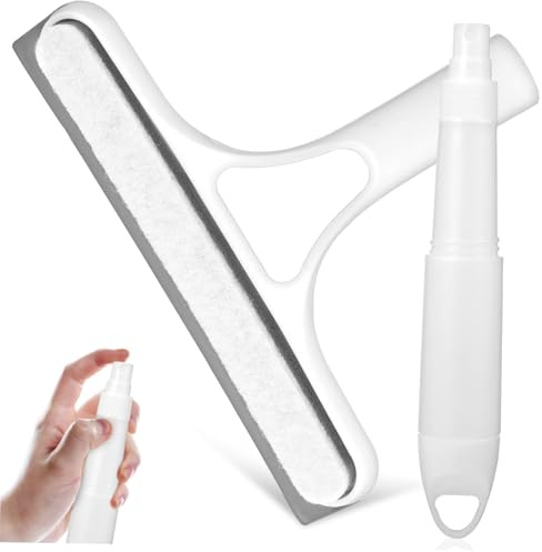 CIYODO Window Cleaning Tool Squeegee Sponge Brush with Spray Head for Efficient Cleaning Glass Mirrors Windows and Shower Doors