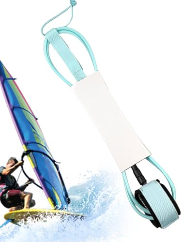 Dreuhuing Surfbrett-Seil, rutschfester, leichter Shortboard-Gurt, Surfbrett-Leine, für Männer, Frauen, , Mädchen, Jugendliche, Teenager, Stehpaddeln, Wettbewerb, Outdoor-Abenteuer, Wassersport