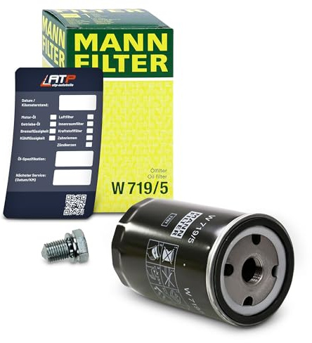 1x Ölwechsel Set - MANN ÖLFILTER + Ölablass-Schraube + LIQUI MOLY Ölwechsel-Anhänger