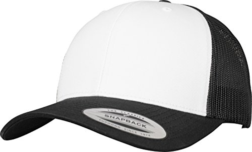 Flexfit Retro Trucker Colored Front Kappe blk/Wht One Size