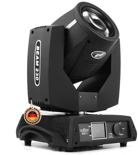 ETEC Professional Pro Beam 7R Beam Moving Head Gobo Disco Sharpy Effekt Scheinwerfer Spot 230 Watt Entladungslampe DMX Veranstaltung Bühnenbeleuchtung Licht Party Show DJ Farbmischung