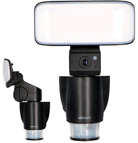idinio WiFi LED-Strahler mit Bewegungsverfolgung und Full-HD-Kamera Lichtfarbe einstellbar