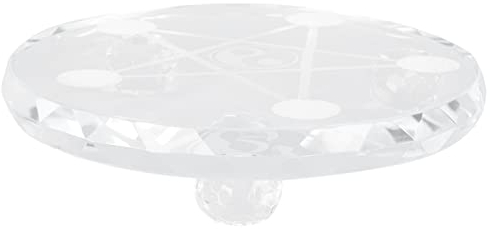 TOPBATHY Porte-crystal Verre Transparent Pour Boules Jade Support Décoratif Agate Base Élégante Pour Bureau Et Étagère Design Chinois Raffiné