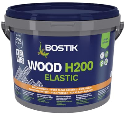 Bostik Colle Parquet Wood H200 - Seau De 21Kg | Colle Hybride Haute Performance Pour Tout Type De Parquet Et Sol Chauffant