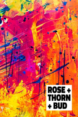 The Rose + Thorn + Bud Journal [Yellow Abstract]: A 120-Day Mindfulness Journal