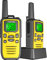 Professionelle Walkie Talkie für Erwachsene, Wiederaufladbare Langstrecken Funkgerät Lizenzfrei 36 Kanäle VOX, Zweiwege-Radios mit FM Rundfunkgerät, Überlebenskit für Camping Wandern