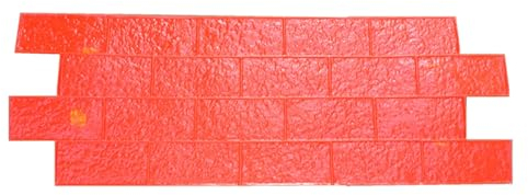 EXCLURA Betonstempel Betonstempel Schiefermuster Straßen Dekorativ, Ziegelformen aus Polyurethan mit Griffen, Rechteckige Zementstempelmatten für Boden/Wände (Color : Style 11)