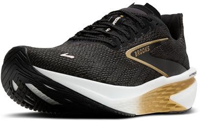 BROOKS Homme Hyperion 2 Sneaker, Black Gold Pink, 45 EU