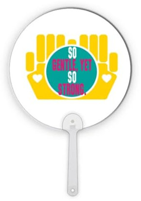 no/no Mother Loves Handventilator, sanft, stark, Kunststoff, rund, Dekoration, Handwerk