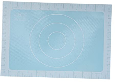 Tappetino da Forno in Silicone, Tappetino Impastatore Antiaderente Facile da Pulire, Tappetino per Pasta per Macaron, Tappetino per Pasta Sfoglia per Pane, Biscotti e Macaron